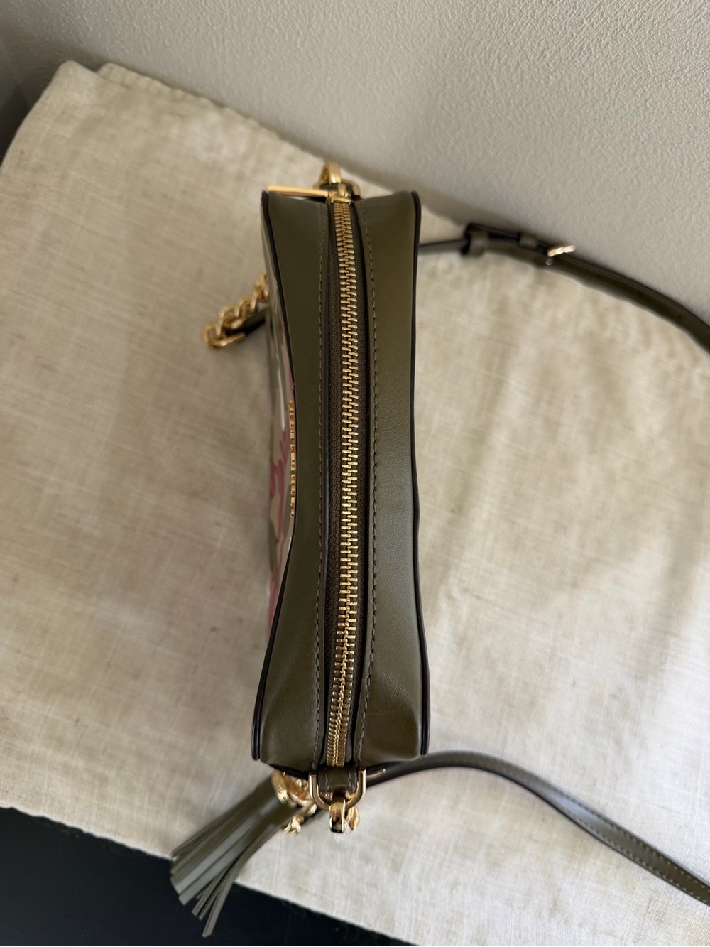 Michael Kors Ginny Medium Butterfly Camo Leather Crossbody Bag NWOT - Picture 9 of 13